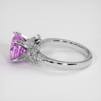 3.50 Ct. Purplish Pink Sapphire Ring, Platinum 950 4