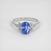 3.14 Ct. Sapphire Ring, Platinum 950 1