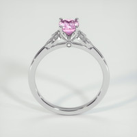 1.01 Ct. Purplish Pink Sapphire Ring, Platinum 950 3