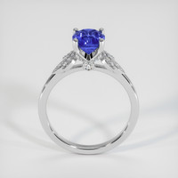 2.06 Ct. Purplish Blue Sapphire Ring, Platinum 950 3