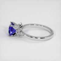 2.06 Ct. Purplish Blue Sapphire Ring, Platinum 950 4
