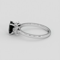 1.17 Ct. Bluish Green Sapphire Ring, Platinum 950 4