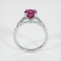2.07 Ct. Purplish Pink Sapphire Ring, Platinum 950 3