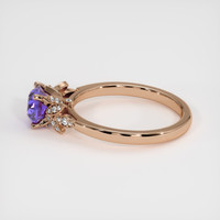 1.14 Ct. Bi Color Sapphire Ring, 14K Rose Gold 4