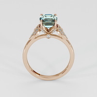 3.02 Ct. Bi Color Sapphire Ring, 14K Rose Gold 3