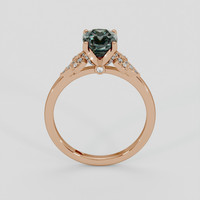 2.05 Ct. Color Change Sapphire Ring, 14K Rose Gold 3