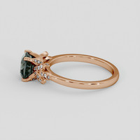2.05 Ct. Color Change Sapphire Ring, 14K Rose Gold 4