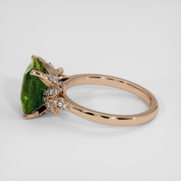 4.25 Ct. Green Sapphire Ring, 14K Rose Gold 4