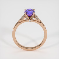 1.14 Ct. Bi Color Sapphire Ring, 18K Rose Gold 3