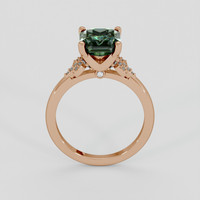 3.54 Ct. Bi Color Sapphire Ring, 18K Rose Gold 3