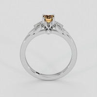0.24 Ct. Peach Sapphire Ring, Silver 3