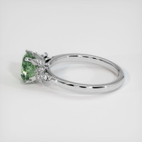 1.82 Ct. Bluish Green Sapphire Ring, 10K White Gold 4
