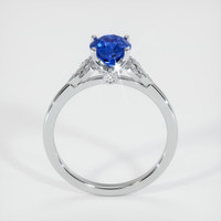 1.08 Ct. Blue Sapphire Ring, 14K White Gold 3