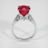 7.96 Ct. Ruby Ring, 14K White Gold 3