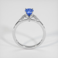 1.53 Ct. Blue Sapphire Ring, 14K White Gold 3