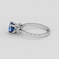 1.98 Ct. Blue Sapphire Ring, 14K White Gold 4