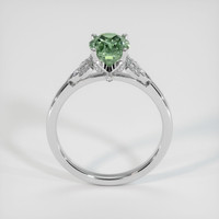 1.82 Ct. Bluish Green Sapphire Ring, 14K White Gold 3