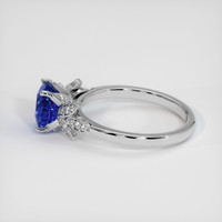 1.99 Ct. Blue Sapphire Ring, 18K White Gold 4