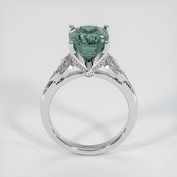 5.10 Ct. Bi Color Sapphire Ring, 18K White Gold 3