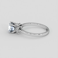 1.76 Ct. Blue Sapphire Ring, 18K White Gold 4