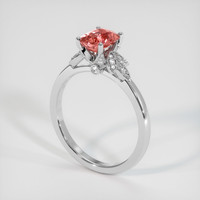 1.60 Ct. Sapphire Ring, 18K White Gold 2