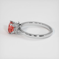 1.60 Ct. Sapphire Ring, 18K White Gold 4