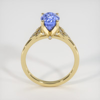 2.68 Ct. Blue Sapphire Ring, 10K Yellow Gold 3
