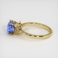 2.68 Ct. Blue Sapphire Ring, 10K Yellow Gold 4