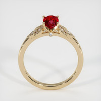 0.81 Ct. Ruby Ring, 10K Yellow Gold 3