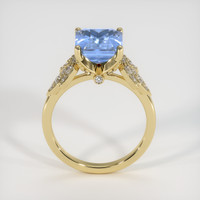 4.06 Ct. Blue Sapphire Ring, 14K Yellow Gold 3