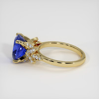 4.48 Ct. Blue Sapphire Ring, 14K Yellow Gold 4