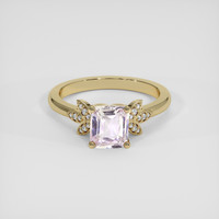 1.51 Ct. Pink Sapphire Ring, 14K Yellow Gold 1