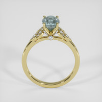 1.63 Ct. Bluish Green Sapphire Ring, 14K Yellow Gold 3