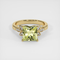 3.21 Ct. Sapphire Ring, 14K Yellow Gold 1
