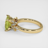 3.21 Ct. Sapphire Ring, 14K Yellow Gold 4