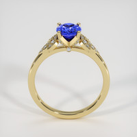 1.13 Ct. Blue Sapphire Ring, 18K Yellow Gold 3