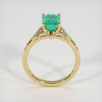 1.76 Ct. Emerald Ring, 18K Yellow Gold 3