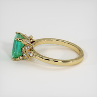 1.76 Ct. Emerald Ring, 18K Yellow Gold 4