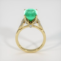 3.05 Ct. Emerald Ring, 18K Yellow Gold 3