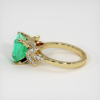 3.05 Ct. Emerald Ring, 18K Yellow Gold 4