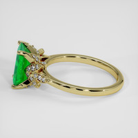 2.17 Ct. Emerald Ring, 18K Yellow Gold 4