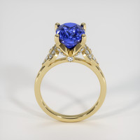 4.48 Ct. Blue Sapphire Ring, 18K Yellow Gold 3