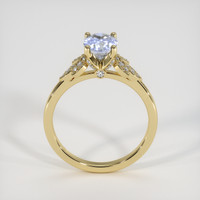 1.15 Ct. Violet Sapphire Ring, 18K Yellow Gold 3