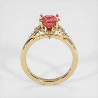 1.67 Ct. Padparadscha Sapphire Ring, 18K Yellow Gold 3