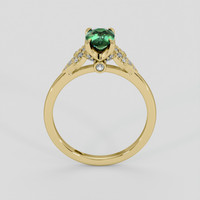1.16 Ct. Green Sapphire Ring, 18K Yellow Gold 3