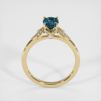 1.05 Ct. Bi Color Sapphire Ring, 18K Yellow Gold 3