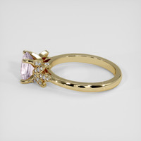 1.51 Ct. Pink Sapphire Ring, 18K Yellow Gold 4