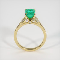 1.61 Ct. Emerald Ring, 18K Yellow Gold 3