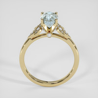 1.79 Ct. Bluish Green Sapphire Ring, 18K Yellow Gold 3