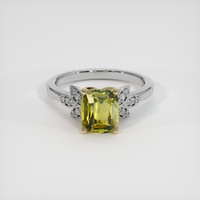 2.04 Ct. Gemstone Ring, 18K Yellow & White 1